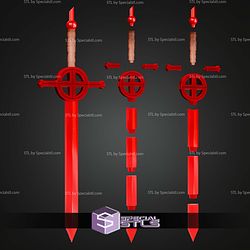 Cosplay STL Files Finn Demon Sword Adventure Time