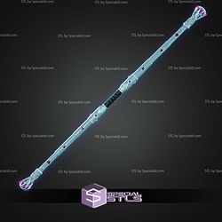 Cosplay STL Files Gambit Staff