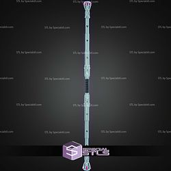 Cosplay STL Files Gambit Staff
