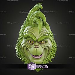 Cosplay STL Files Grinch Mask