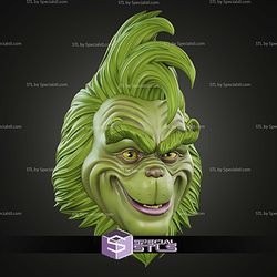 Cosplay STL Files Grinch Mask