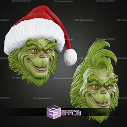 Cosplay STL Files Grinch Mask