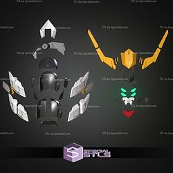 Cosplay STL Files Gundam Barbatos Helmet