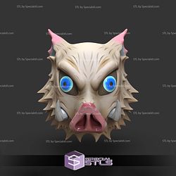 Cosplay STL Files Inosuke Head V2