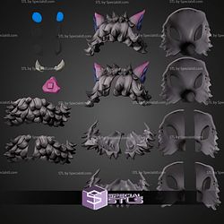 Cosplay STL Files Inosuke Helmet