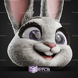 Cosplay STL Files Judy Hopps Mask