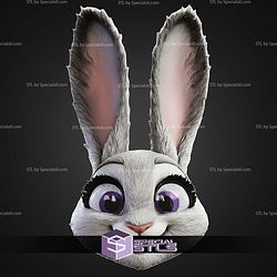 Cosplay STL Files Judy Hopps Mask