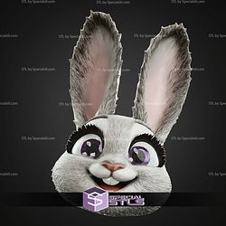 Cosplay STL Files Judy Hopps Mask