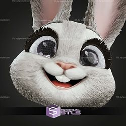 Cosplay STL Files Judy Hopps Mask