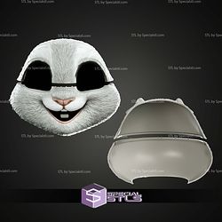 Cosplay STL Files Judy Hopps Mask