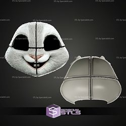 Cosplay STL Files Judy Hopps Mask