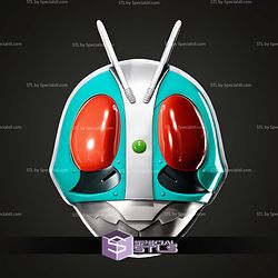 Cosplay STL Files Kamen Rider Mask