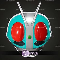Cosplay STL Files Kamen Rider Mask
