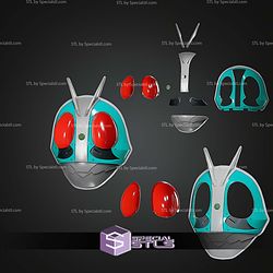 Cosplay STL Files Kamen Rider Mask