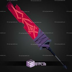 Cosplay STL Files Malevola Dispatch Sword