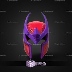 Cosplay STL Files Marvel Rivals Magneto Master of Magnetism Helmet