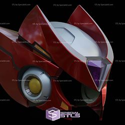 Cosplay STL Files Megaman Zero Helmet