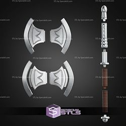 Cosplay STL Files He-Man Axe V2