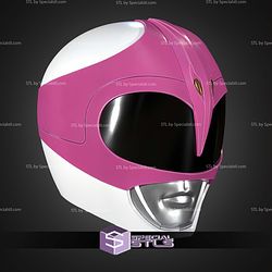 Cosplay STL Files Pink Ranger Helmet