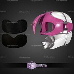 Cosplay STL Files Pink Ranger Helmet