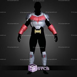 Cosplay STL Files Red Hood Comic Armor