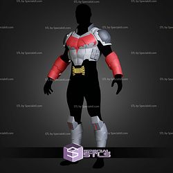 Cosplay STL Files Red Hood Comic Armor