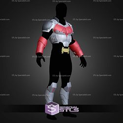 Cosplay STL Files Red Hood Comic Armor
