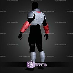 Cosplay STL Files Red Hood Comic Armor