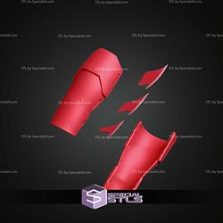 Cosplay STL Files Red Hood Comic Armor