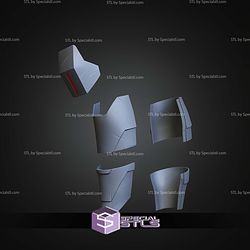 Cosplay STL Files Red Hood Comic Armor