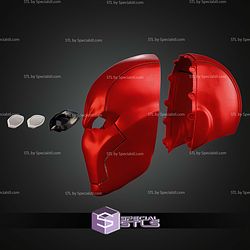 Cosplay STL Files Red Hood Comic Helmet