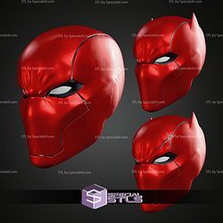 Cosplay STL Files Red Hood Comic Helmet