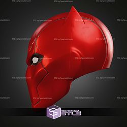 Cosplay STL Files Red Hood Comic Helmet