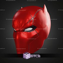 Cosplay STL Files Red Hood Comic Helmet