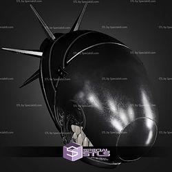 Cosplay STL Files Reze Arc Bomb Girl Helmet
