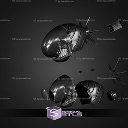 Cosplay STL Files Reze Arc Bomb Girl Helmet