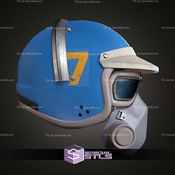 Cosplay STL Files Ryder Helmet Arc Raider