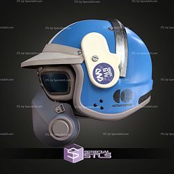 Cosplay STL Files Ryder Helmet Arc Raider