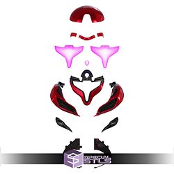 Cosplay STL Files Samus Vi O La Helmet