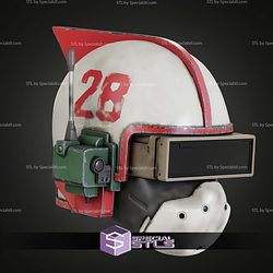 Cosplay STL Files Sforza Helmet Arc Raider