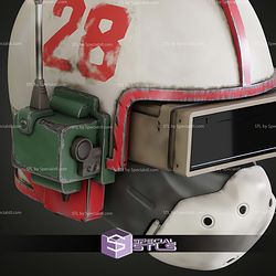 Cosplay STL Files Sforza Helmet Arc Raider