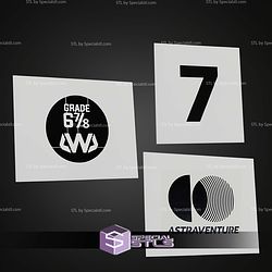 Cosplay STL Files Sforza Helmet Arc Raider