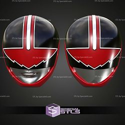 Cosplay STL Files Time Force Quantum Red Ranger Helmet