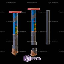 Cosplay STL Files Tomioka Lightsaber