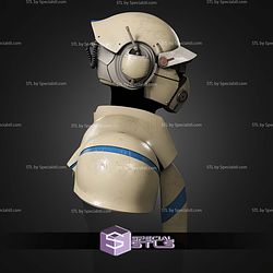 Cosplay STL Files Torpedo Armor Arc Raiders