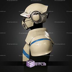Cosplay STL Files Torpedo Armor Arc Raiders