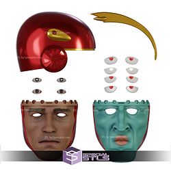 Cosplay STL Files Turbo Man Costume