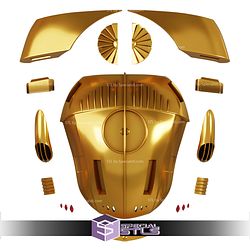 Cosplay STL Files Turbo Man Costume