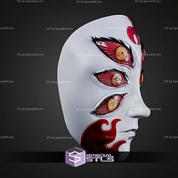 Cosplay STL Files Upper Moon 1 Mask