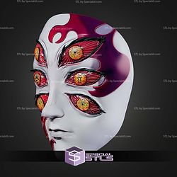 Cosplay STL Files Upper Moon 1 Mask